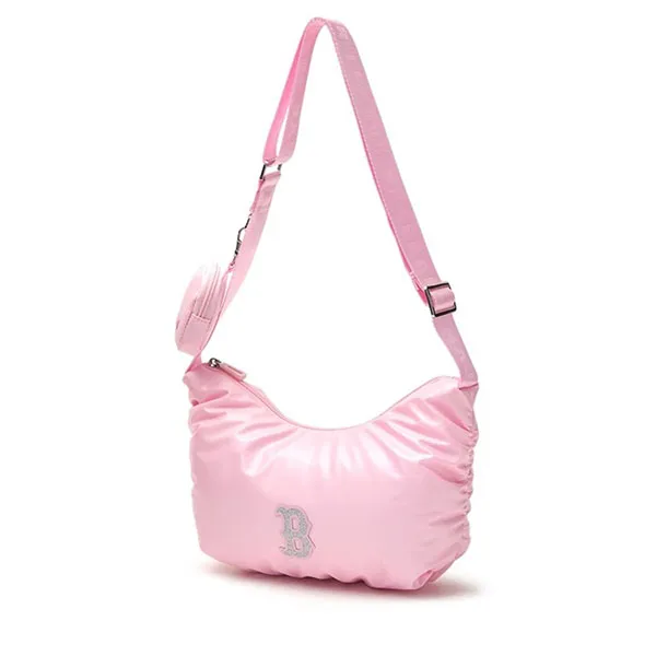 Túi Đeo Chéo Nữ MLB Hobo Crossbody Boston Red Sox Pink 7ACRB0A4N-43PKL Màu Hồng