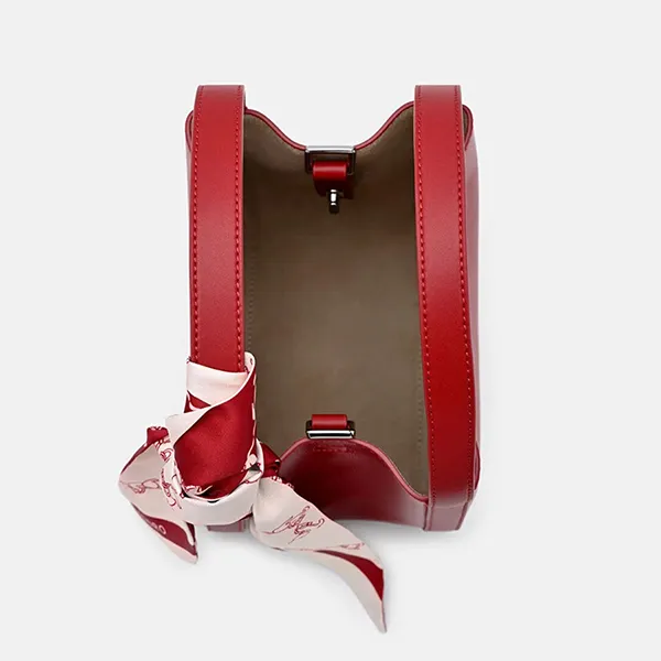 Túi Đeo Chéo Nữ Pedro Dana Leather Bucket Bag PW2-15060012-3 Red Màu Đỏ