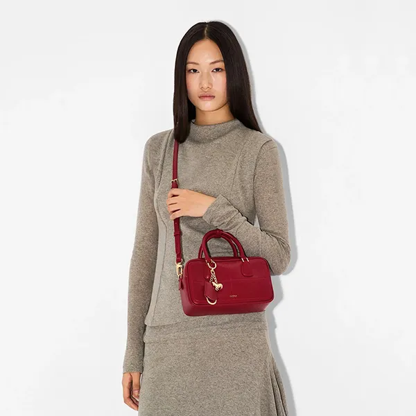 Túi Đeo Chéo Nữ Pedro Seren Bowling Bag PW2-65060007-5 Red Màu Đỏ