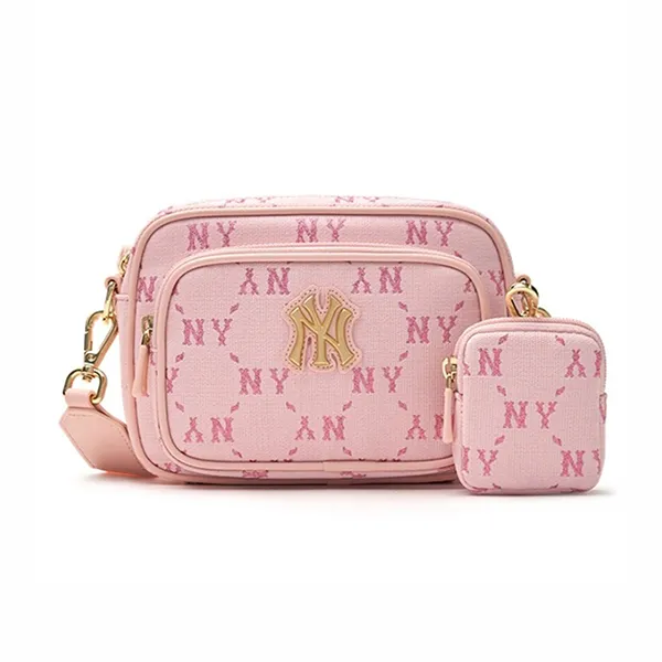 Túi Đeo Chéo Trẻ Em MLB Kids Dia Mono Camera Bag New York Yankees Pink 7ACRMDA4-50PKL Màu Hồng