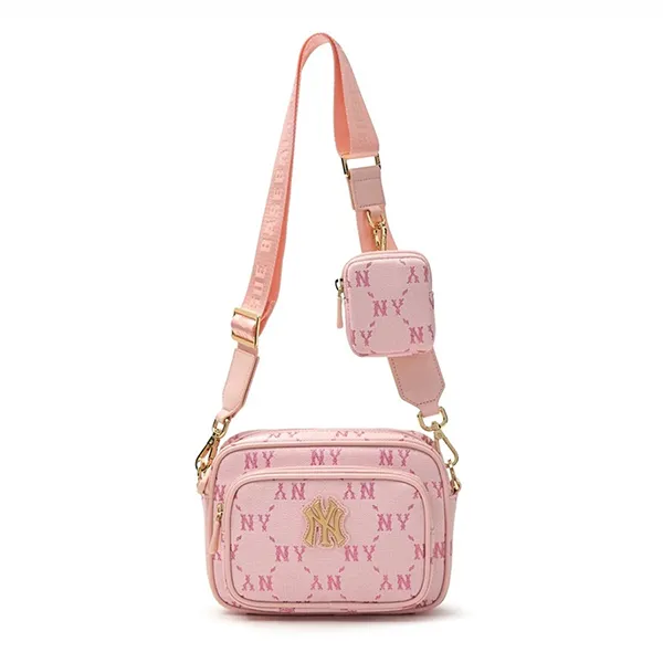 Túi Đeo Chéo Trẻ Em MLB Kids Dia Mono Camera Bag New York Yankees Pink 7ACRMDA4-50PKL Màu Hồng