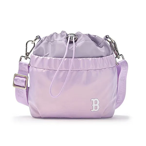 Túi Đeo Chéo Trẻ Em MLB Kids' Drawstring Mini Bucket Bag Boston Red Sox 7ACRB065N-43LDL Màu Tím