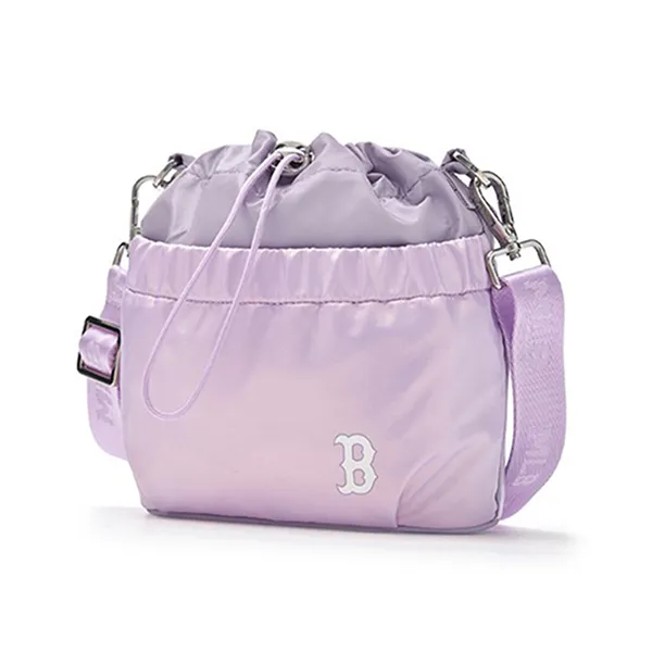 Túi Đeo Chéo Trẻ Em MLB Kids' Drawstring Mini Bucket Bag Boston Red Sox 7ACRB065N-43LDL Màu Tím