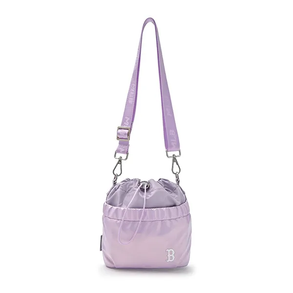 Túi Đeo Chéo Trẻ Em MLB Kids' Drawstring Mini Bucket Bag Boston Red Sox 7ACRB065N-43LDL Màu Tím