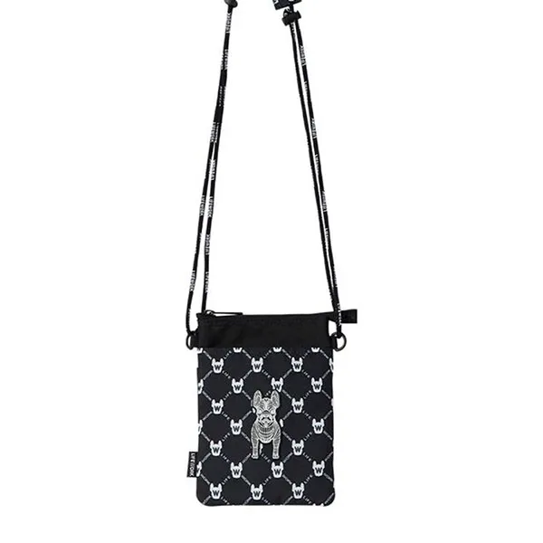 Túi Đeo Chéo Unisex Lifework Radog Flat Phone Bag Pattern LW235BG404 Màu Đen Họa Tiết