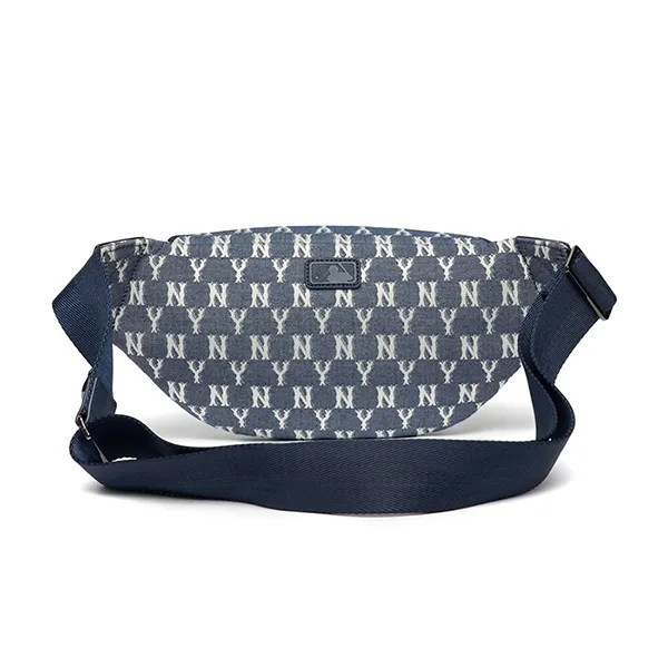 Túi Đeo Hông MLB Monogram Jacquard Hip Sack New York Yankees Navy 3AHSM061N-50NYS Màu Xanh Navy
