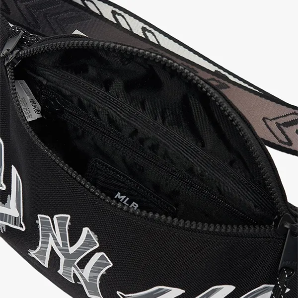 Túi Đeo Hông MLB Thin Ball Hip Sack 3AHSM032N-50BKS Màu Đen