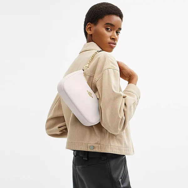 Túi Đeo Vai Nữ Coach Teri Shoulder Bag CV934 Màu Trắng