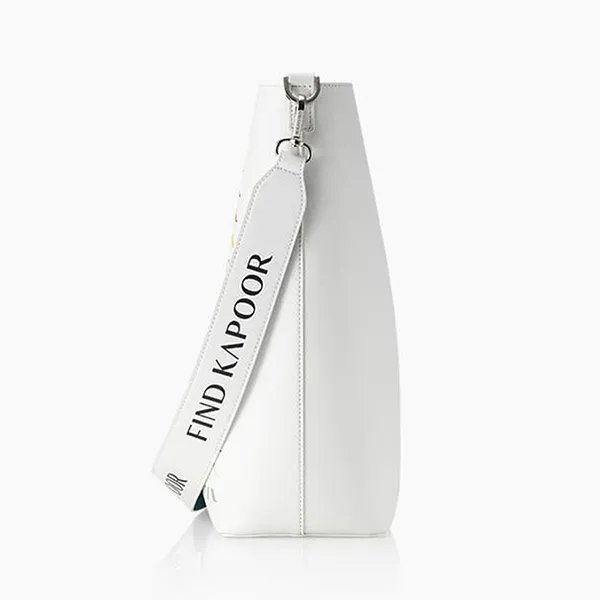 Túi Đeo Vai Nữ Find Kapoor Le Coupang H 28 Lettering Line Màu Trắng