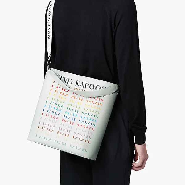 Túi Đeo Vai Nữ Find Kapoor Le Coupang H 28 Lettering Line Màu Trắng