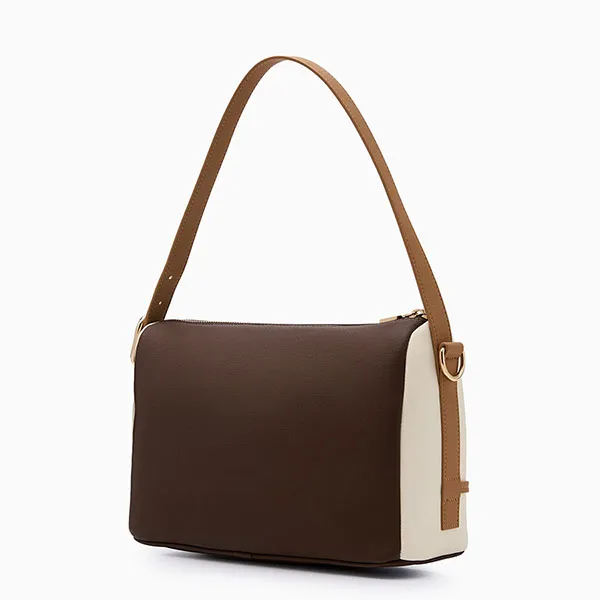 Túi Đeo Vai Nữ Lyn Ai Shoulder Bag L26CBWA061 Dark Brown Màu Nâu