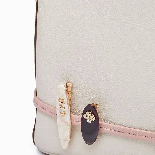 Túi Đeo Vai Nữ Lyn Ai Shoulder Bag L26CBWA061 Ivory Màu Kem