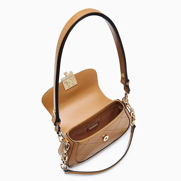 Túi Đeo Vai Nữ Lyn Alenza S Shoulder Bag L26CBWA133 Brown Màu Nâu