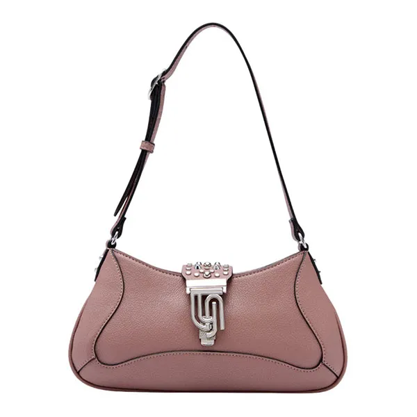 Túi Đeo Vai Nữ Lyn Bianca Infinite Shoulder Bag L26SBWA005 Dark Pink Màu Hồng
