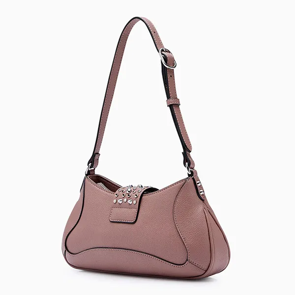 Túi Đeo Vai Nữ Lyn Bianca Infinite Shoulder Bag L26SBWA005 Dark Pink Màu Hồng
