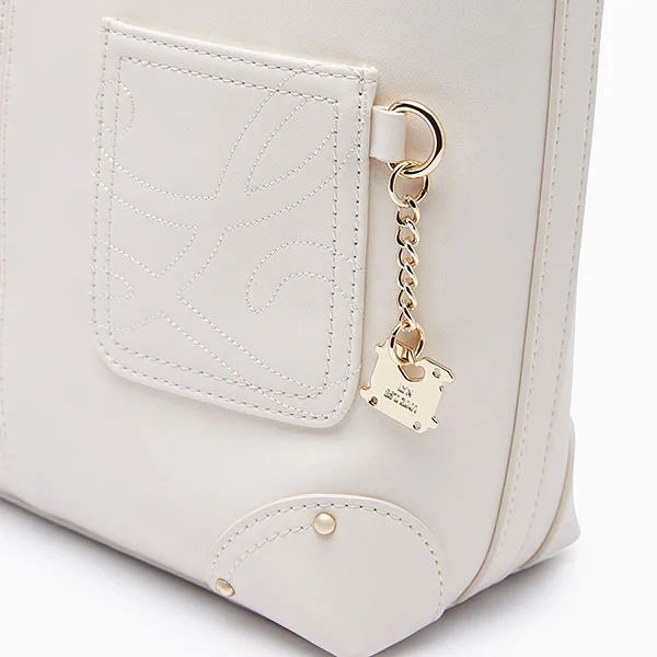 Túi Đeo Vai Nữ Lyn Boyfriends Shoulder Bag L26CBWA184 Ivory Màu Trắng