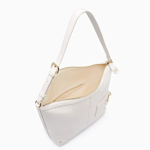 Túi Đeo Vai Nữ Lyn Boyfriends Shoulder Bag L26CBWA184 Ivory Màu Trắng