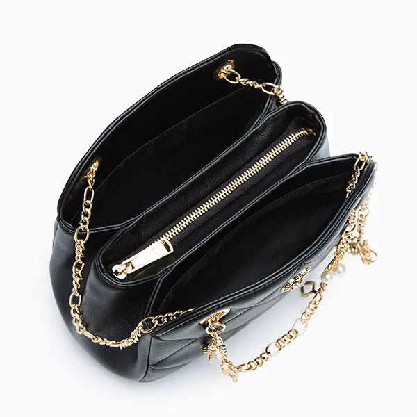 Túi Đeo Vai Nữ Lyn Casey Mini Shoulder Bag L26CBWA095 Black Màu Đen