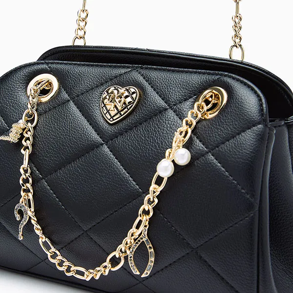 Túi Đeo Vai Nữ Lyn Casey Mini Shoulder Bag L26CBWA095 Black Màu Đen