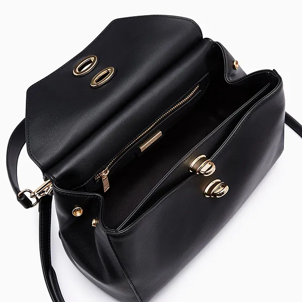 Túi Đeo Vai Nữ Lyn Jardin Top Handle S Handbag - Black L26CBWC004 Màu Đen