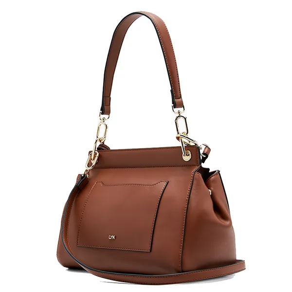 Túi Đeo Vai Nữ Lyn Jardin Top Handle S Handbag - Brown L26CBWC004 Màu Nâu
