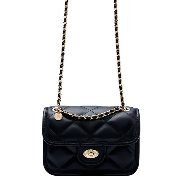 Túi Đeo Vai Nữ Lyn Lana Infinite S Shoulder Bag L26CBWA066 Black Màu Đen