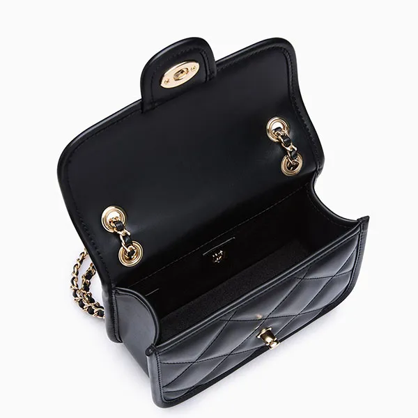 Túi Đeo Vai Nữ Lyn Lana Infinite S Shoulder Bag L26CBWA066 Black Màu Đen