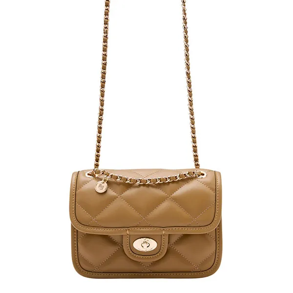 Túi Đeo Vai Nữ Lyn Lana Infinite S Shoulder Bag L26CBWA066 Brown Màu Nâu