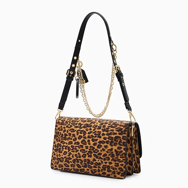 Túi Đeo Vai Nữ Lyn Mabel M Shoulder Bag L26CBWA100 Leopard Màu Nâu
