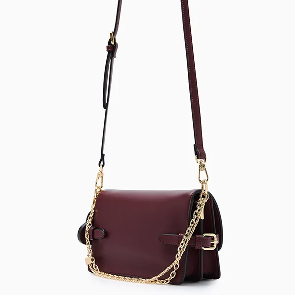 Túi Đeo Vai Nữ Lyn Mabel S Shoulder Bag L26CBWA098 Dark Red Màu Đỏ Mận