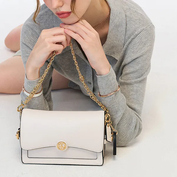 Túi Đeo Vai Nữ Lyn Mabel S Shoulder Bag L26CBWA098 Ivory Màu Trắng