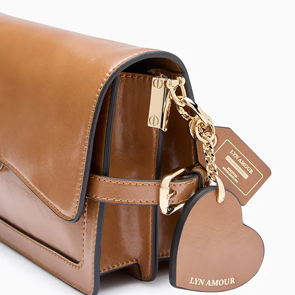 Túi Đeo Vai Nữ Lyn Mabel S Shoulder Bag L26CBWA098 Tan Màu Nâu
