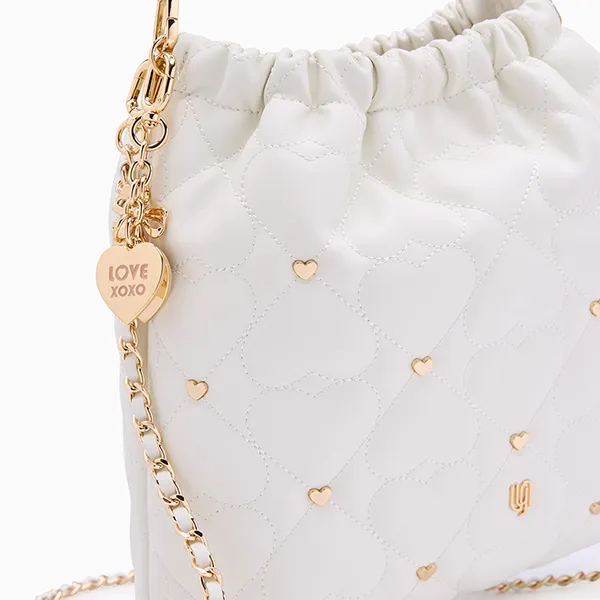 Túi Đeo Vai Nữ Lyn Monet Cher Infinite Shoulder Bag L26CBWA125 Ivory Màu Trắng