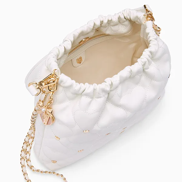 Túi Đeo Vai Nữ Lyn Monet Cher Infinite Shoulder Bag L26CBWA125 Ivory Màu Trắng