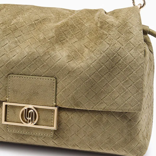 Túi Đeo Vai Nữ Lyn Montana Infinite M Shoulder Bag L26CBWA063 Green Màu Xanh