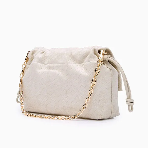 Túi Đeo Vai Nữ Lyn Montana Infinite M Shoulder Bag L26CBWA063 Ivory Màu Trắng