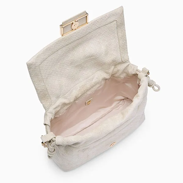 Túi Đeo Vai Nữ Lyn Montana Infinite M Shoulder Bag L26CBWA063 Ivory Màu Trắng