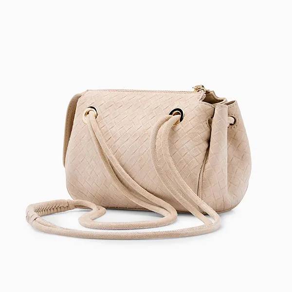 Túi Đeo Vai Nữ Lyn Montana Infinite S Shoulder Bag L26CBWA064 Light Beige Màu Be