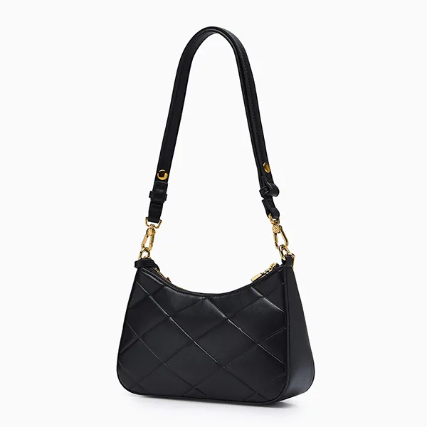 Túi Đeo Vai Nữ Lyn Re-Edit Rosee Emb S Shoulder Bag L26CBWA122 Black Màu Đen