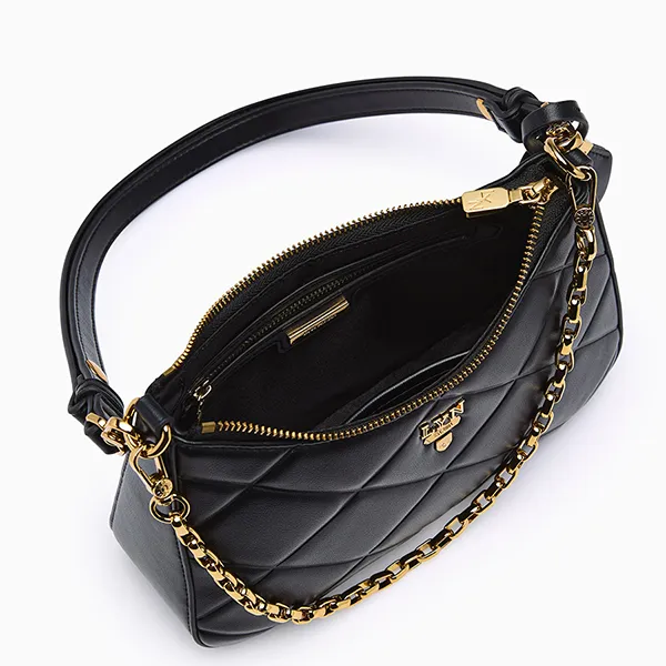 Túi Đeo Vai Nữ Lyn Re-Edit Rosee Emb S Shoulder Bag L26CBWA122 Black Màu Đen