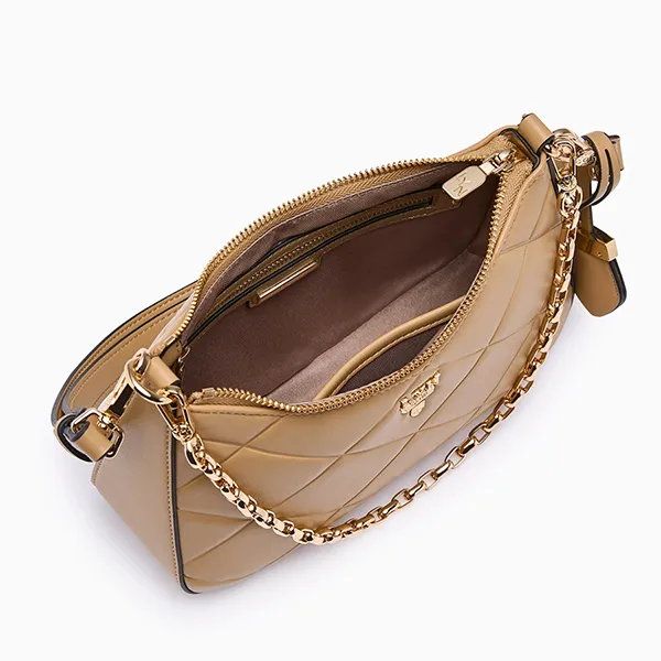 Túi Đeo Vai Nữ Lyn Re-Edit Rosee Emb S Shoulder Bag L26CBWA122 Brown Màu Nâu