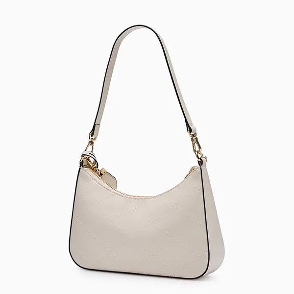 Túi Đeo Vai Nữ Lyn Re-Edit Rosee Quilt M Shoulder Bag L26CBWA121 Ivory Màu Trắng