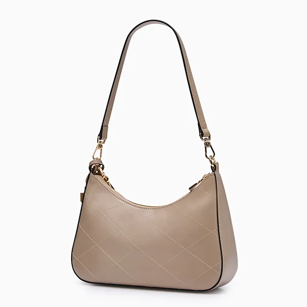 Túi Đeo Vai Nữ Lyn Re-Edit Rosee Quilt M Shoulder Bag L26CBWA121 Taupe Màu Nâu