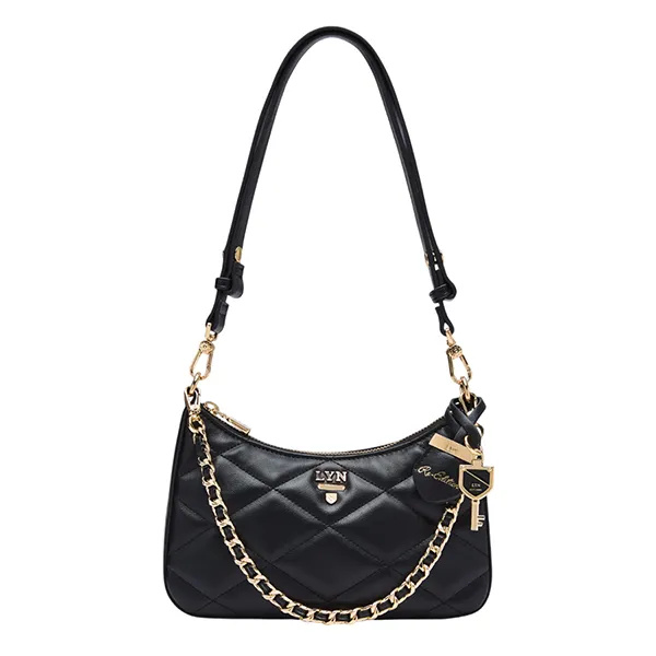 Túi Đeo Vai Nữ Lyn Re-Edit Rosee Quilt S Shoulder Bag L26CBWA123 Black Màu Đen