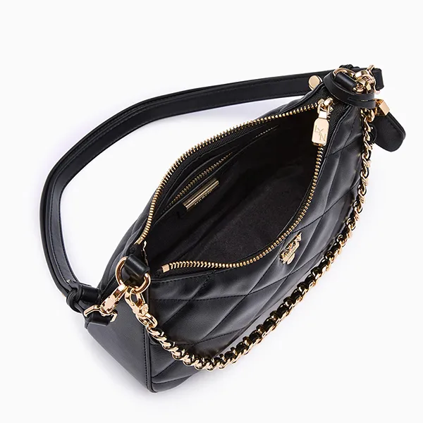 Túi Đeo Vai Nữ Lyn Re-Edit Rosee Quilt S Shoulder Bag L26CBWA123 Black Màu Đen