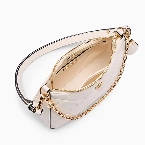 Túi Đeo Vai Nữ Lyn Re-Edit Rosee Quilt S Shoulder Bag L26CBWA123 Ivory Màu Trắng