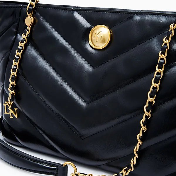 Túi Đeo Vai Nữ Lyn Starita L Shoulder Bag L26CBWB036 Black Màu Đen