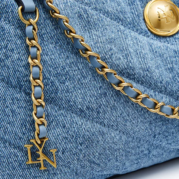 Túi Đeo Vai Nữ Lyn Starita S Shoulder Bag L26CBWB038 Blue Variation 2 Màu Xanh