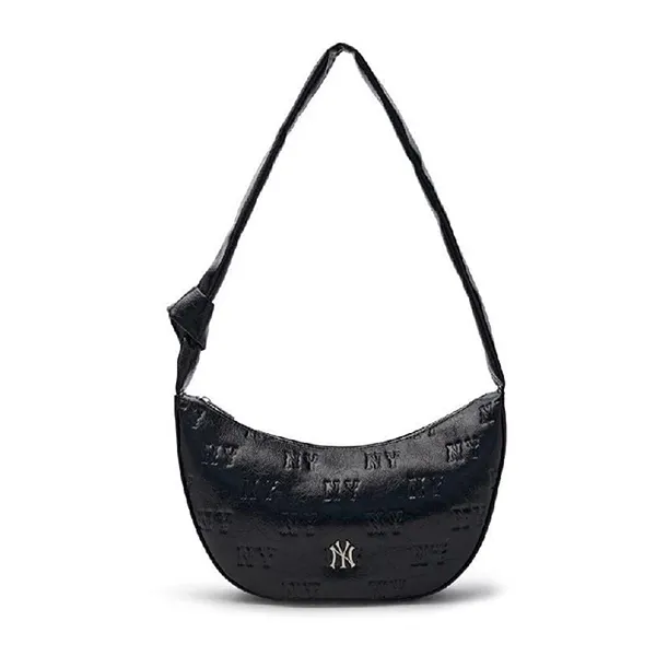 Túi Đeo Vai Nữ MLB Classic Mono Crack Embo Crossbody New York Yankees Black 3ACRMV15N-50BKS Màu Đen