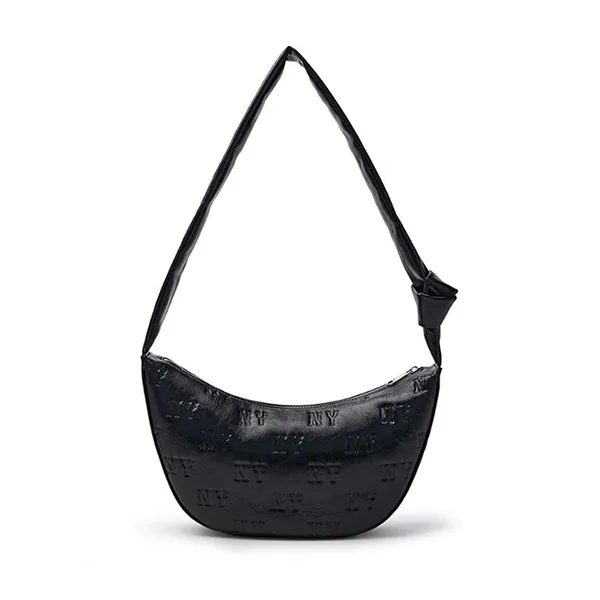 Túi Đeo Vai Nữ MLB Classic Mono Crack Embo Crossbody New York Yankees Black 3ACRMV15N-50BKS Màu Đen